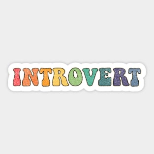 Introvert Sticker